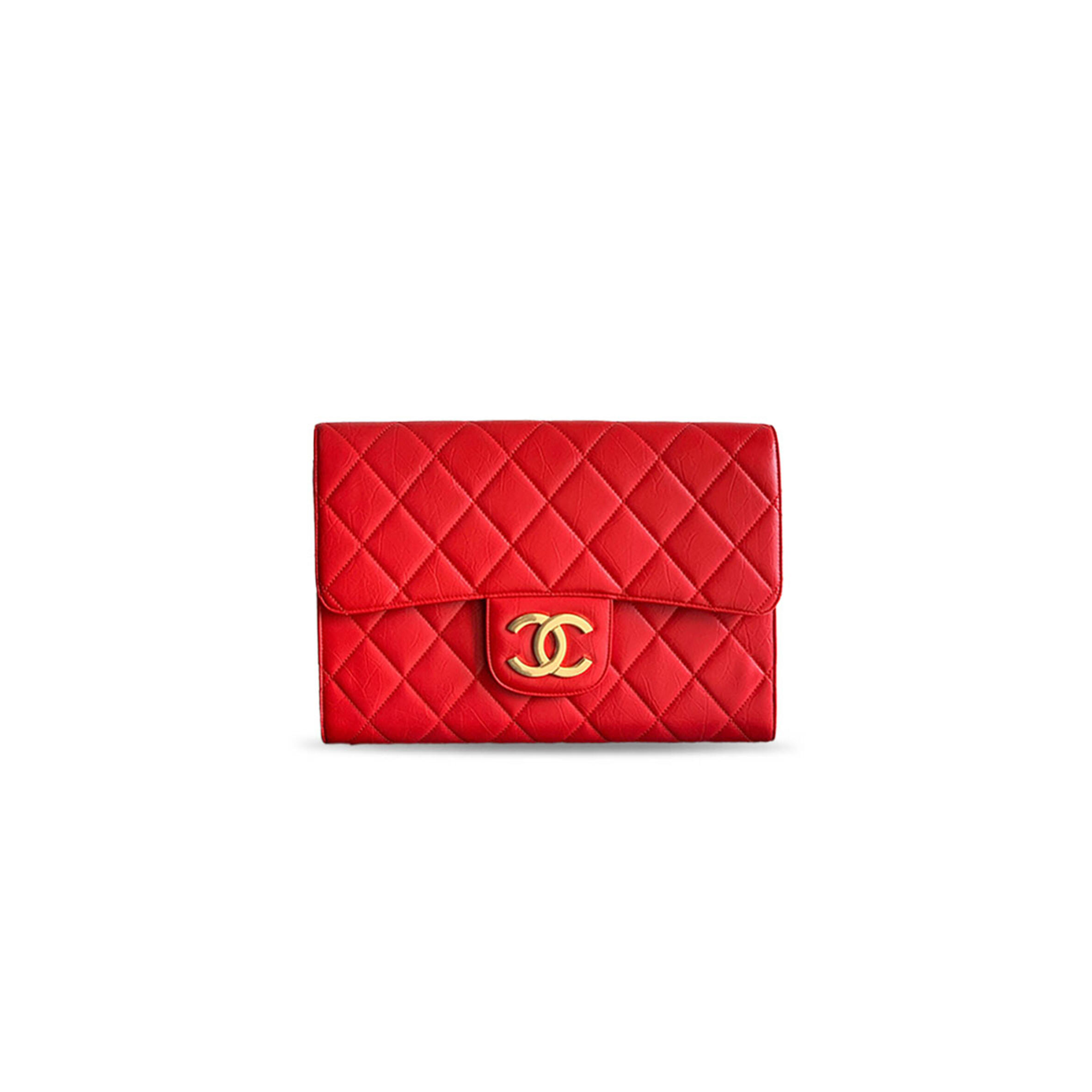 Ch**el large clutch bag (41*27.5*6.5cm)